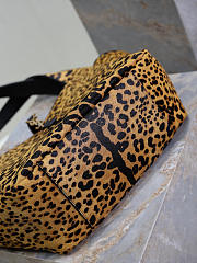 Fortok YSL Saint Laurent LE 5 À 7 BEA in pony hair leather Leopard Print 50×28×18cm - 6