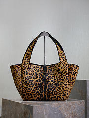 Fortok YSL Saint Laurent LE 5 À 7 BEA in pony hair leather Leopard Print 50×28×18cm - 2
