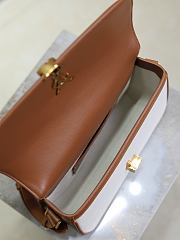 Fortok YSL Saint Laurent SOLFERINO BOX medium in Canvas Beige 24.5×15×8.5cm  - 4