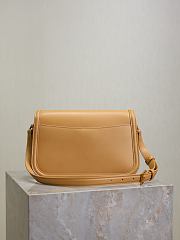 Fortok YSL Saint Laurent SOLFERINO BOX medium in Leather Light Brown 24.5×15×8.5cm  - 3