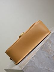 Fortok YSL Saint Laurent SOLFERINO BOX medium in Leather Light Brown 24.5×15×8.5cm  - 2