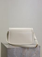 Fortok YSL Saint Laurent SOLFERINO BOX medium in Leather White 24.5×15×8.5cm  - 6