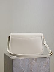 Fortok YSL Saint Laurent SOLFERINO BOX medium in Leather White 29×18×4-9cm - 3