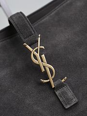 Fortok YSL Saint Laurent LE 5 À 7 BEA in suede Black 50×28×18cm  - 5