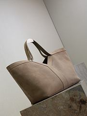 Fortok YSL Saint Laurent Y tote in suede Dry Grain 38-50×33×16cm - 3
