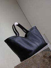 Fortok YSL Saint Laurent Y tote in Leather Black 38-50×33×16cm - 3