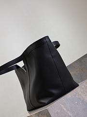 Fortok YSL Saint Laurent Y tote in Leather Black 38-50×33×16cm - 4