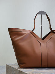 Fortok YSL Saint Laurent Y tote in Leather Brown 38-50×33×16cm - 3