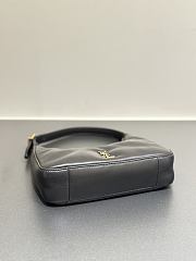 Fortok YSL Saint Laurent Calypso Hobo Shoulder Bag Black 20x12x5cm - 5