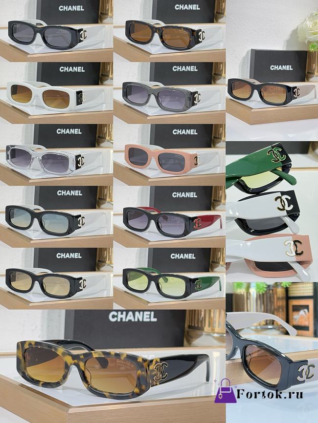 Fortok Chanel Sunglasses CH5525 Multicolors 52-19-140cm - 1