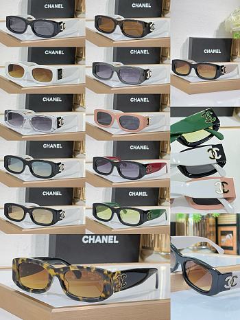 Fortok Chanel Sunglasses CH5525 Multicolors 52-19-140cm