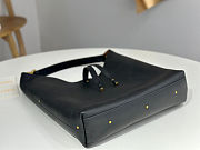 Fortok Chloe Marcie Small Hobo Bag Shoulder Bag Black 28*21*10cm - 3