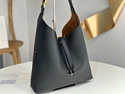 Fortok Chloe Marcie Small Hobo Bag Shoulder Bag Black 28*21*10cm - 4
