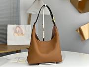Fortok Chloe Marcie Small Hobo Bag Shoulder Bag Brown 28*21*10cm - 5