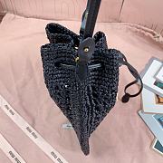 Fortok Miu Miu crochet shoulder bag Black 20 X 23 cm  - 6