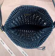 Fortok Miu Miu crochet shoulder bag Black 20 X 23 cm  - 3