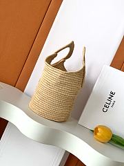 Fortok Celine braided panier raffia 21x15x10cm - 6