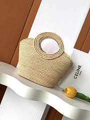 Fortok Celine braided panier raffia 21x15x10cm - 5