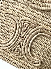 Fortok Celine braided panier raffia 21x15x10cm - 2
