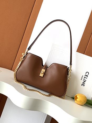 Fortok Celine Camille 16 Soft shoulder bag Brown 27x4x15cm