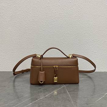 Fortok Loro Piana L27 bag Brown 23x12x7cm