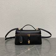 Fortok Loro Piana L27 bag Black 23x12x7cm - 1