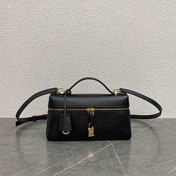 Fortok Loro Piana L27 bag Black 23x12x7cm