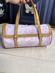 Fortok Louis Vuitton Sakura Papillon Shoulder Bag Pink 28 x 14 x 14 cm  - 6