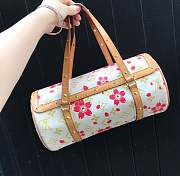 Fortok Louis Vuitton Sakura Papillon Shoulder Bag White 28 x 14 x 14 cm  - 4