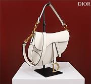 Fortok DIOR SADDLE BAG Warm Taupe Latte Grained Calfskin 24.5 x 20 x 5 cm - 3