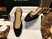 Fortok Chanel Slingback Flat Black  - 6