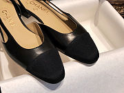 Fortok Chanel Slingback Flat Black  - 4