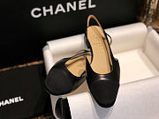 Fortok Chanel Slingback Flat Black  - 2