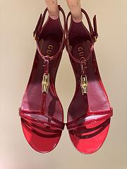 Fortok Gucci Slingback Flat Red  - 6