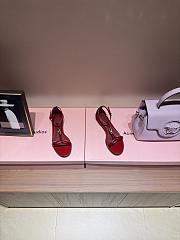 Fortok Gucci Slingback Flat Red  - 5