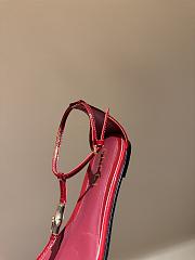 Fortok Gucci Slingback Flat Red  - 3