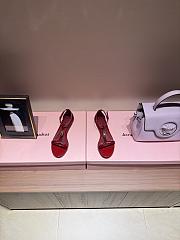 Fortok Gucci Slingback Flat Red  - 2