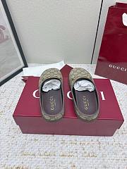 Fortok Gucci GG Supreme Monogram Miro Soft Calfskin Horsebit Slippers  - 5