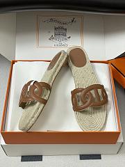 Fortok Hermes Famosa espadrille naturel  - 5
