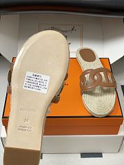 Fortok Hermes Famosa espadrille naturel  - 4
