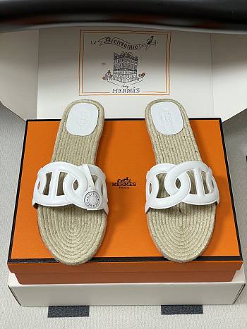 Fortok Hermes Famosa espadrille White