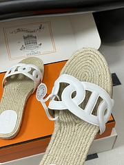 Fortok Hermes Famosa espadrille White - 6