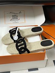 Fortok Hermes Famosa espadrille Black - 4
