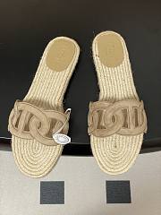 Fortok Hermes Famosa espadrille Beige - 2