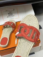 Fortok Hermes Famosa espadrille Orange - 6