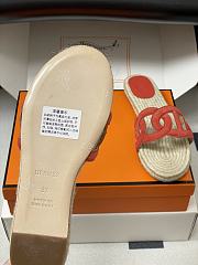 Fortok Hermes Famosa espadrille Orange - 3