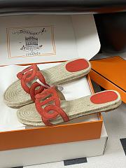 Fortok Hermes Famosa espadrille Orange - 2