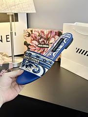 Fortok Dolce & Gabbana Embroidered slides Blue - 6