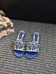Fortok Dolce & Gabbana Embroidered slides Blue - 2
