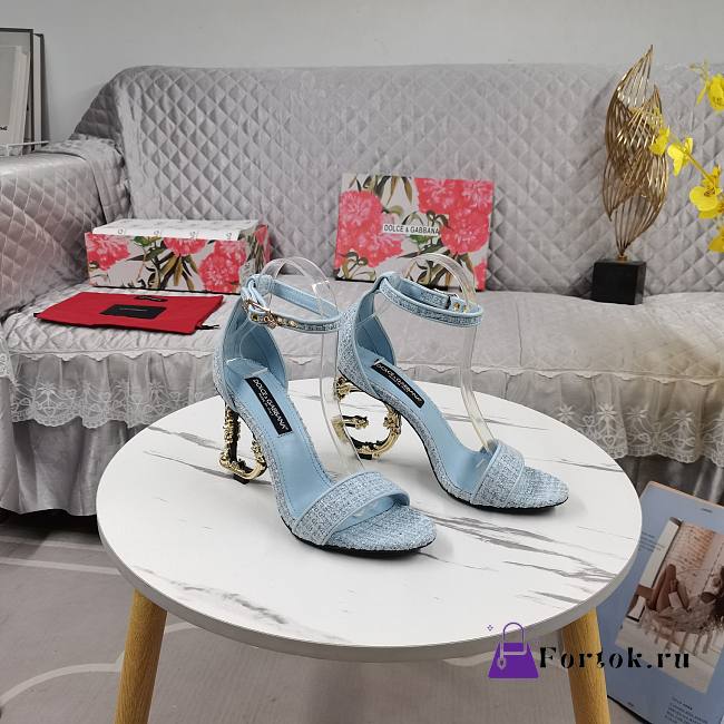 Fortok Dolce & Gabbana DC High Heels Blue - 1
